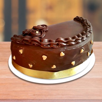 Half Chocolate Cake